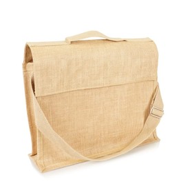 Jute statt Plastik Original DB1415B Briefcase, natural