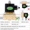 Heschen Brass Solenoid Valve 2W-200-20 Direct Acting 220 VAC PT3/4