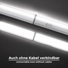 B.K.Licht - LED Strip with On/Off Switch, Neutral White Light