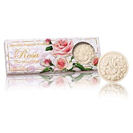 Fiorentino Seife Rose mit Fenster 3 x 125g