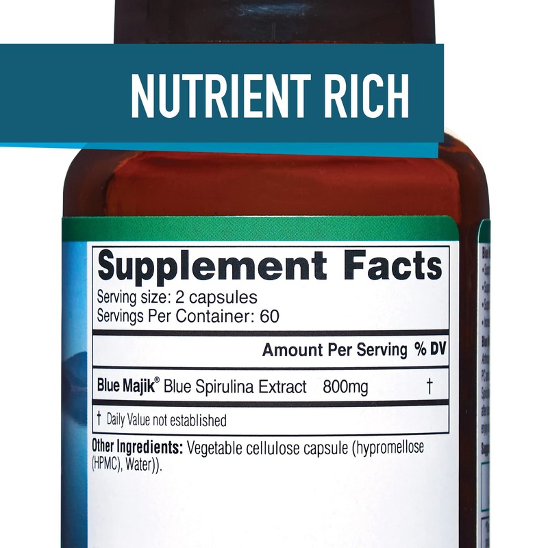 E3LIVE Blue Majik, 120 Count