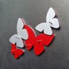 Callea Design Key Holder with Butterfly Design Ruby