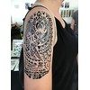 2 Sheets Tribal Tattoo Upper Arm Tattoo Temporary Tattoo J518