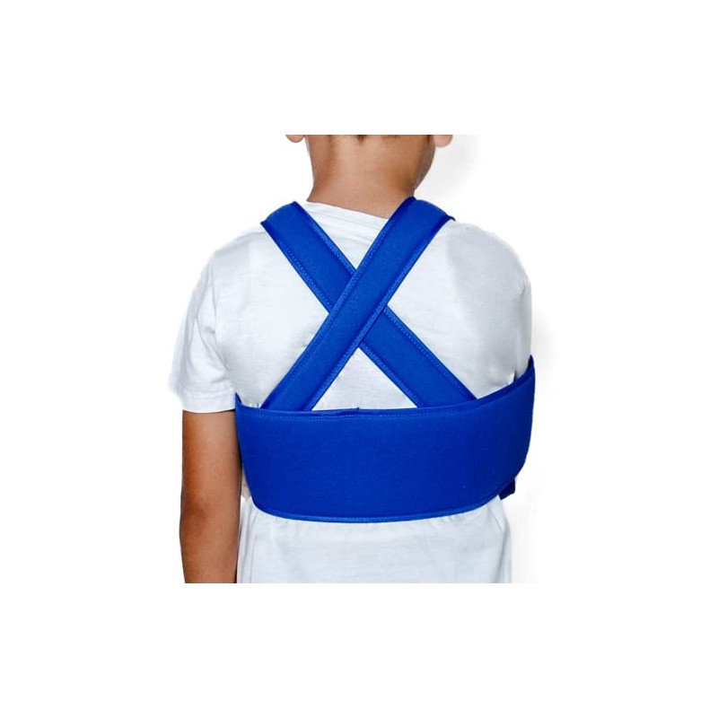 DEOTECH | Inmovilizador de Hombro Infantil (Mediano, Azul)