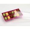 Macaron Packaging Fuchsia Pack of 12