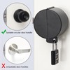 HOJLKLD Door Knob Lockout Device with Code Padlock,304 Stainless Steel