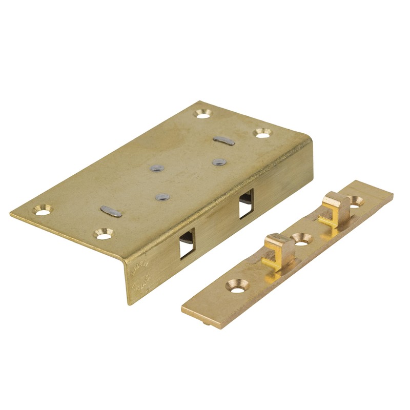 Extra Large Brass Half Mortise Chest or Box Lock with