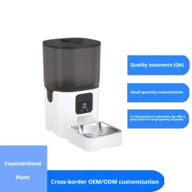 6L Premium Large Capacity Automatic Dog Feeder Remote Control App for Precise Portion Feeding-WiFi versionColor: White