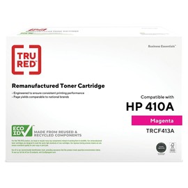 TRU RED Remanufactured Toner Cartridge Replacement for HP 410,A Magenta