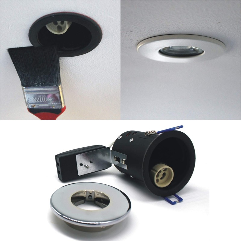 sanlumia 2 X LED Fire Rated Downlight Can GU10 Recessed
