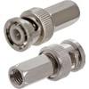 V-Fiabilidad 25PCS RG59 Coaxial Cable Connector, CCTV Twist On BNC