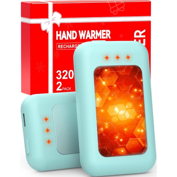 AI Hand Warmers Rechargeable, Reusable Portable Electric Hand Warmer, Fast
