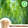 JIYIN Pack of 100 Barbecue Sticks, 15 cm Bamboo Skewers,