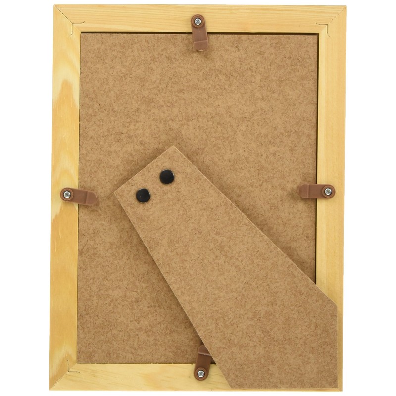 FUJICOLOR フォトフレーム 写真立て MT-KII L/ハガキ/2L 木製 ブラウン 52248