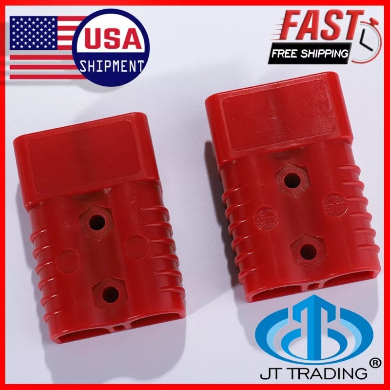 JTtrading 175A Battery Quick Connect Disconnect Jumper Connectors Cable Kit