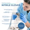 London Labs NITRILE 4 Mil Thick Gloves Disposable-Latex-Free & Powder-Free