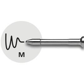 Schneider Slider 755 G2 Refill for Ballpoint Pen with ViscoGlide Technology Indelible M Tip Black Pack of 10