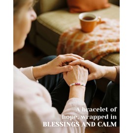 HGDEER Get Well Soon Gifts for Women, Healing Crystals Stones Cards Thinking of You Feel Better After Surgery Encouragement Bracelet