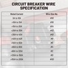 RED WOLF Waterproof 100Amp Circuit Breaker for Boat Trolling Motor