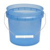 Leaktite 1 Gallon Translucent Pail - Blue