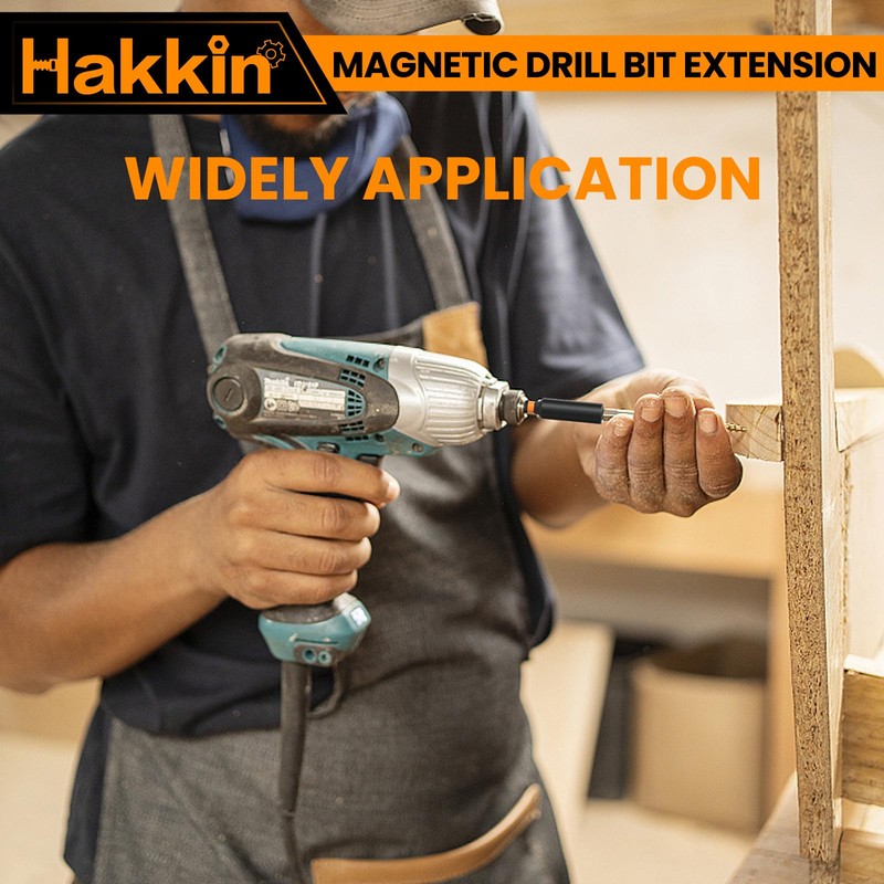 Hakkin Magnetic Bit Holder 5Pcs 60mm Impact Bit Holder S2