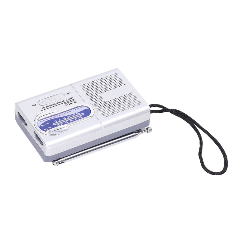 Mini AM FM Radio Manual Operation Easy Adjustment Memory Function