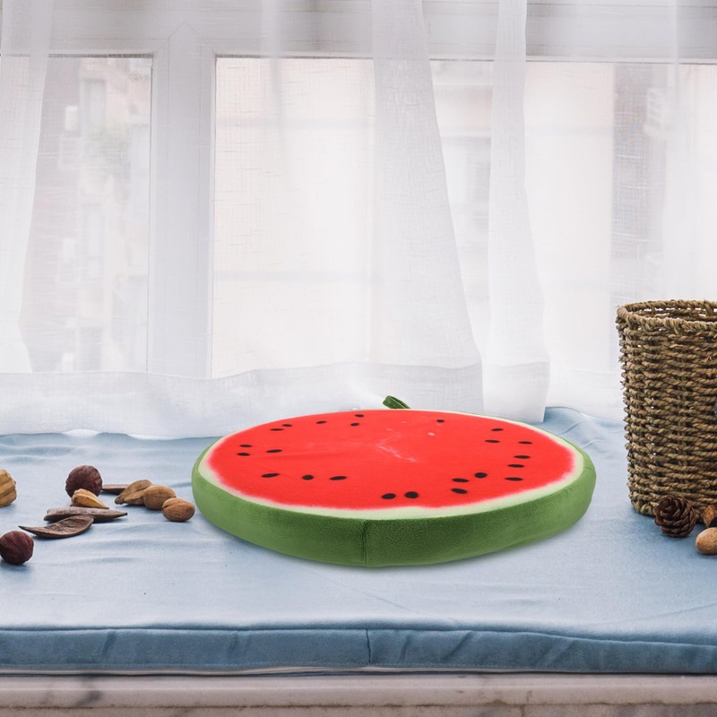 PACKOVE Watermelon Cushion Fruit Seat Cushion 3D Print Decorative Cushions