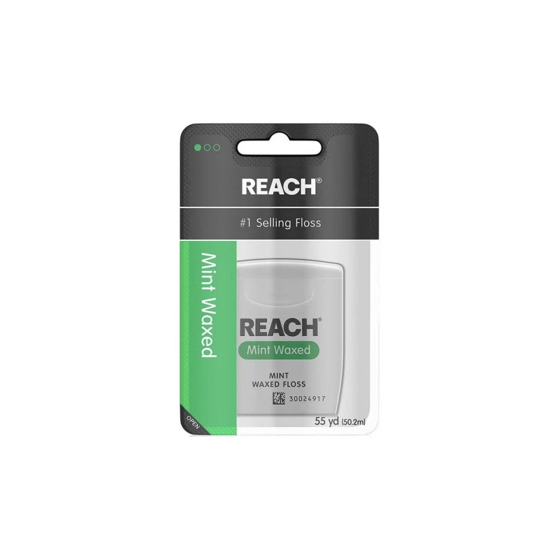 6 Pack Johnson & Johnson REACH Dental Floss Mint Waxed