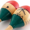 Tiger MAR56-NT Natural Hand Painted Wooden Maracas