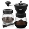 Manual Coffee Grinder 48 Adjustable Settings, 80g Large Capacity, Conical