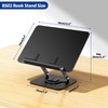 BESIGN BS02 Book Stand for Reading, Adjustable Book Holder, Ergonomic