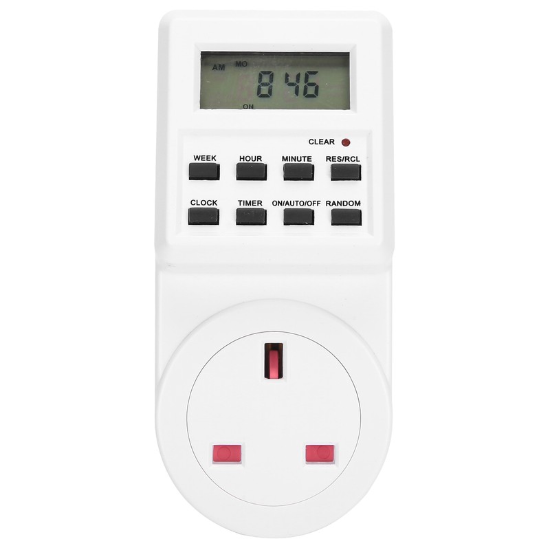 Timer Switch Plug Intelligent Programmable Outlet Timer Socket for Electrical