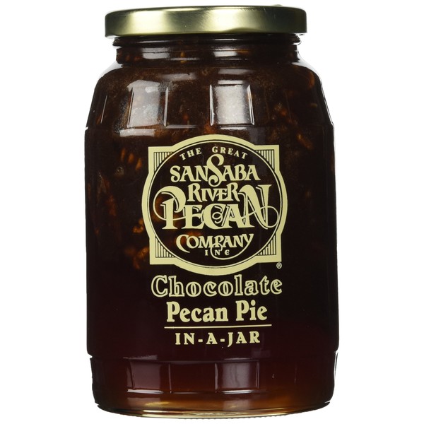 The Great San Saba River Pecan Company Chocolate Pecan Pie