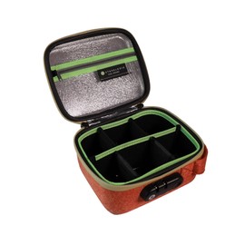 STASHLOGIX - Bolsa para control de olores con cerradura de combinación, bolsa de almacenamiento sin olor: The Silverton (naranja mediana)