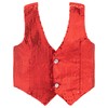 Dress Up America Fully Lined Red Sequin Vest for Adults