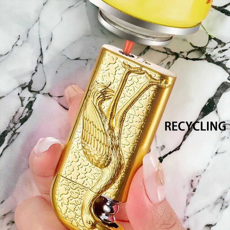SMTSEC Crane Double Flame Dragon Lighter, Torch, Cool with Adjusting