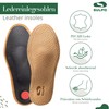 SULPO Orthopaedic Leather Insoles for Sweaty Feet, Forefoot Pain and