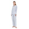 amaxer Women's 100% Cotton Pajama Set Long Sleeve Soft Button