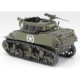Tamiya 32604 1/48 Military Miniature Series No. 104 US Army M8 Self-Propelled Gun, Plastic Model, Molded Color
