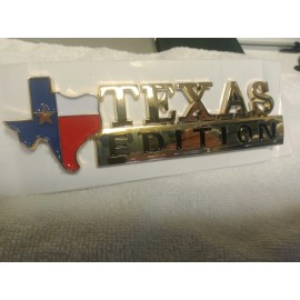 Texas Edition 24k Gold Emblem Truck Logo Badge Slabs Swangas