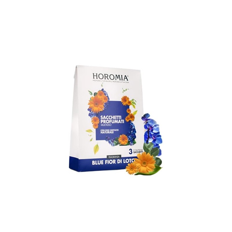 Horomia Multi-Purpose Scented Sachets - Blue Flower di Lotus
