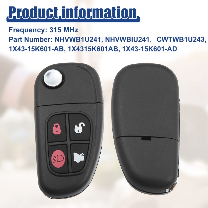 ACROPIX 315 MHZ Key Fob Keyless Entry Remote Fit for