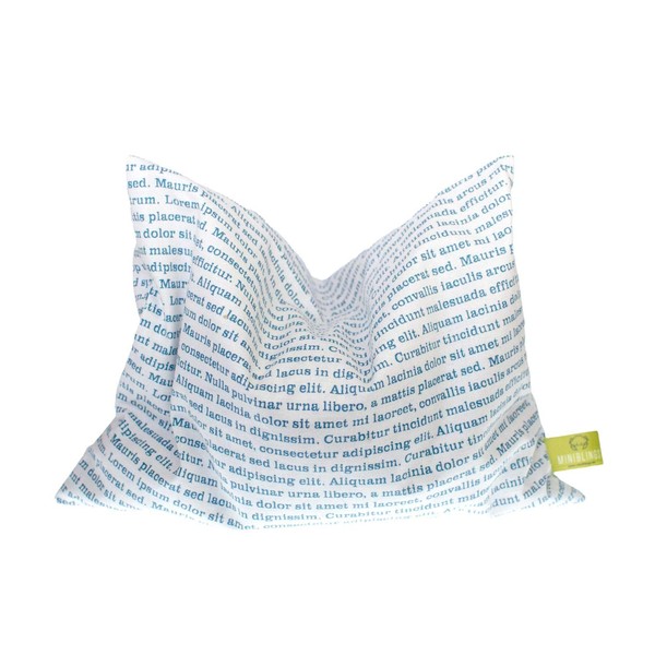 Miniblings Cherry Pit Pillow Cushion Health 22X18Cm White Letters Letter