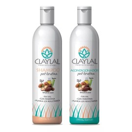 Claylal  Duo Post Keratina Shampoo Y Acondicionador Claylal