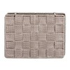 Wenko Adria Storage Basket with Lid, taupe, 14 x 19