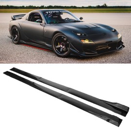 New Rocker Panels 6PCs Universal Car Body Styling Side Skirts Left/Right Rocker Splitters Diffuser Winglet Wings Bumper Kit