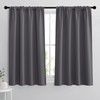 RYB HOME Grey Blackout Curtains - Thermal Insulated Noise Reducing