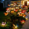 Solar Butterfly Ligths Outdoor 4 Pack 32LED Solar Power Garden