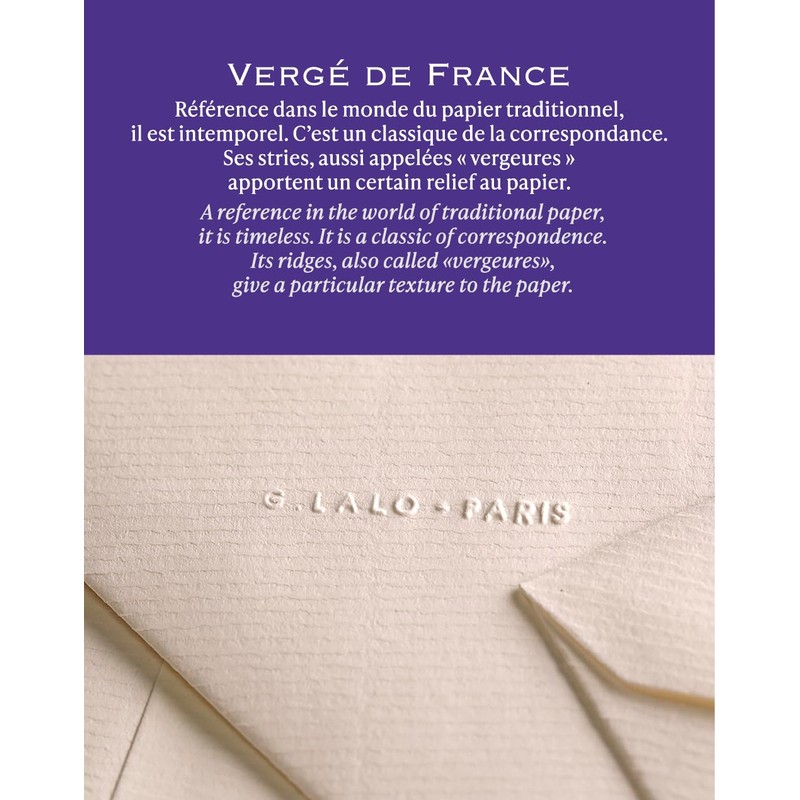 G.Lalo Letter Paper, lvory