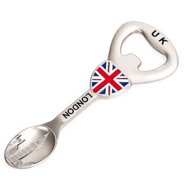 SHFICDJ Travel souvenirs Soup spoon shape Bottle Opener,UK London Zinc alloy Beer Bottle Openers,Creative kitchen supplies gift bottle opener.